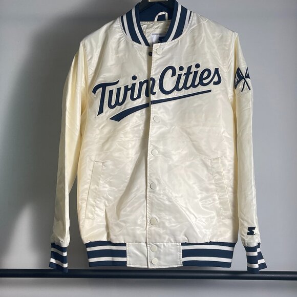 Mens Starter Minnesota twins light Jacket Size M - Picture 1 of 2